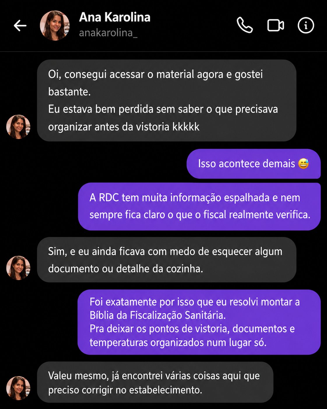 Depoimento Ana Karolina