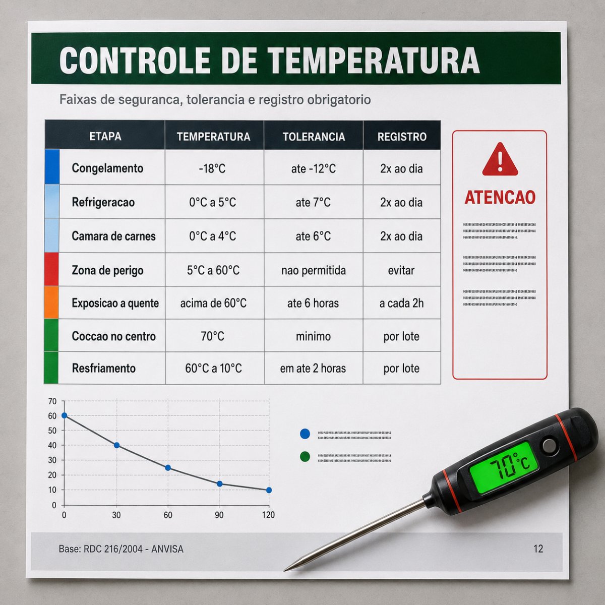 Página do material: Controle de Temperatura